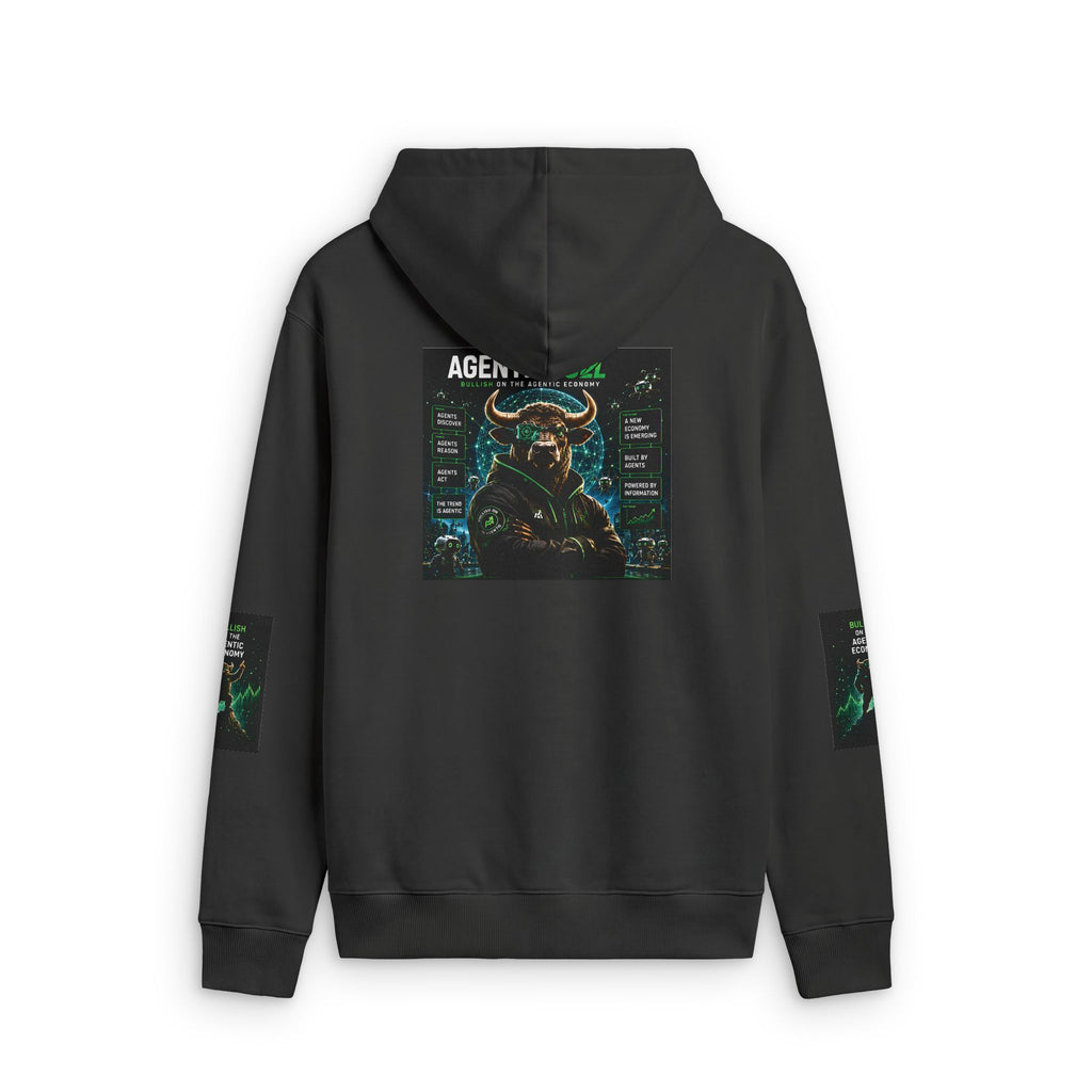 Skull Galaxy Zip Hoodie — Cosmic Skull Graphic Zip-Up