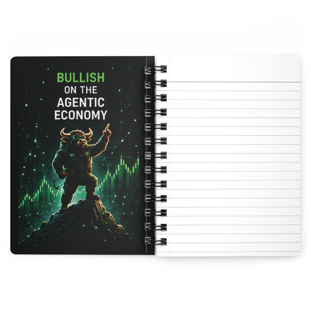 Agentic Bull Spiral Notebook — Futuristic Crypto/Finance Journal