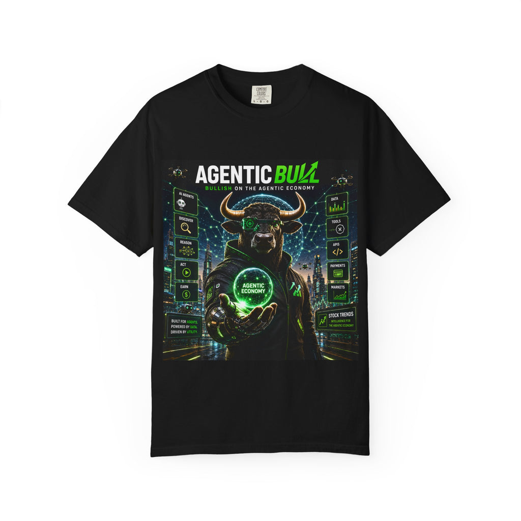 Agentic Bull T-Shirt — Crypto/Bull Market Graphic Tee