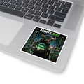 Agentic Bull Sticker — Futuristic Stock Market / AI Economy Kiss-Cut Decal